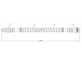 ÖN FREN HORTUMU SAXO 96