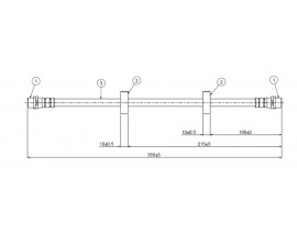 ÖN FREN HORTUMU TRANSPORTER T4 91-95