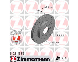 ÖN ÖN FREN AYNASI CIVIC IV V VI 1.4 1.5-1.6VTEC 1.7 90/05 ROVER 200 400 25 45 262x21x4DLxHAVALI DELİKLİ -0986479B23-986479R80-DF3021