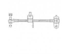 ÖN SAĞ FREN HORTUMU TRANSİT V184 TF0397