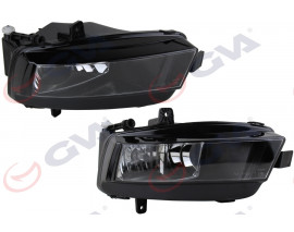 ÖN TAMPON SİS FARI CAM KÖŞELERİ SİYAH ORJ TİP SOL GOLF7 2013-2015