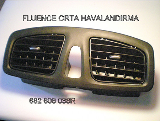 ORTA HAVALANDIRMA IZGARASAI DİFİZÖR MEGANE III-FLUENCE