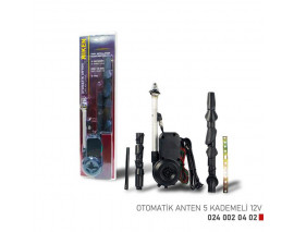 OTOMATİK ANTEN 5 KADEMELİ 12V