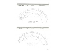 PABUÇ BALATA ARKA KAMPANA DAEWOO DAMAS 95