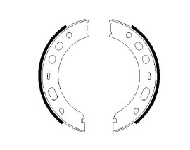 PABUÇLU FREN BALATASI 180x25 MM