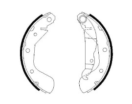 PABUÇLU FREN BALATASI 200x29 MM