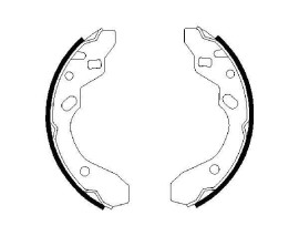 PABUÇLU FREN BALATASI 200x35 MM