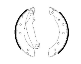 PABUÇLU FREN BALATASI 203.0x38.00 MM