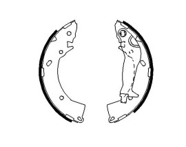 PABUÇLU FREN BALATASI 203.2x31.5 MM