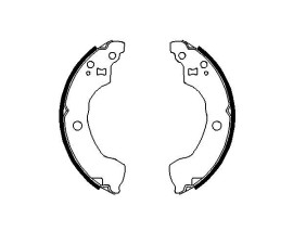 PABUÇLU FREN BALATASI 203.2x36.5 MM