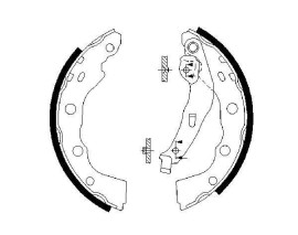 PABUÇLU FREN BALATASI 203.2x40 MM