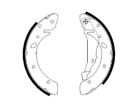 PABUÇLU FREN BALATASI 228.5x35 MM