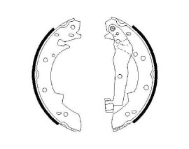 PABUÇLU FREN BALATASI 228.6x42.00 MM