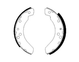 PABUÇLU FREN BALATASI 228.6x45 MM