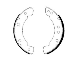 PABUÇLU FREN BALATASI 229x44.5 MM