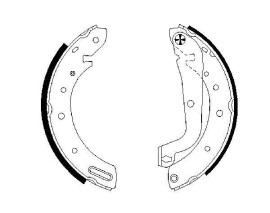 PABUÇLU FREN BALATASI 254.0x57.00 MM