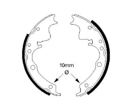 PABUÇLU FREN BALATASI 254x70 MM