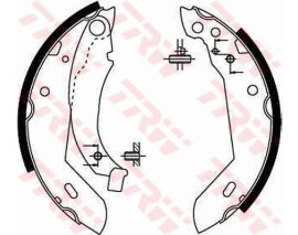 PABUÇLU FREN BALATASI ARKA CLIO I 1990-1998-RAPID 1985-1998-SUPER 5 1984-1996-11 1983-1988-19 I 1988