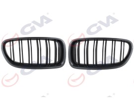 PANJUR SET KARBON ÇERÇEVE PİYANO SIYAH ÇİFT ÇITA BMW F10