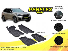 PASPAS 3D X-MAT HAVUZLU BMW F15 X5 14 SİYAH