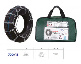 PATİNAJ ZİNCİRİ MİNİBÜS VE KAMYONET SERME 700x15 ZİNCİR EBATLARI İÇİN RESİME BAKINIZ