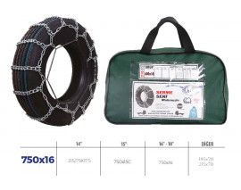 PATİNAJ ZİNCİRİ MİNİBÜS VE KAMYONET SERME 750x16 ZİNCİR EBATLARI İÇİN RESİME BAKINIZ