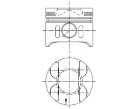 PISTON SEGMAN 0.50 88.50mm MERCEDES OM611 OM612 OM613 W203 W210 W163 W220 W638 B901 B905 Euro 3