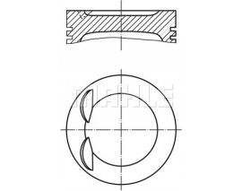 PISTON SEGMAN 0.50 91.41mm MERCEDES M111 W202 C208 W210 R170
