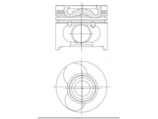 PISTON SEGMAN 0.50 MICRA 1.5 DCI / NOTE 1.5 DCI K9K 65 HP 76.50 MM
