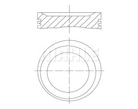 PISTON SEGMAN 0.50mm 85.50mm BMW M43 B 19 3.18I 118 PS E36 E46 Z3