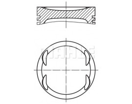 PISTON SEGMAN 0.50mm 85.50mm BMW M44 B19 E36 318 TI-IS 1.9I 95 98