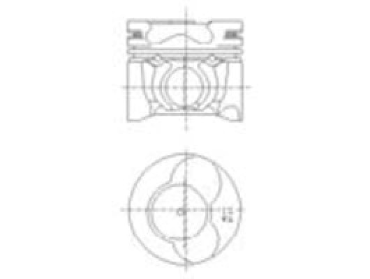 PISTON SEGMAN 050 FARKLI 7370MM P107 P1007 P206 P307 BIPPER NEMO C1 C2 C3 DV4TD 14HDI 8V FORD FIESTA 14TDCI FUSION 02 08 1.4 TDCI