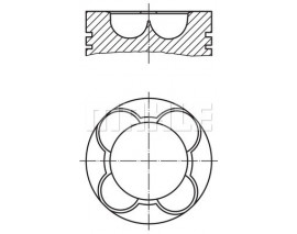 PISTON SEGMAN 84.50mm 0.50 BMW M57 D30 E46 E60 E90 E92 E65 E66 E83 E53