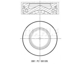 PISTON SEGMAN 84.50mm BMW N47 D16 F20 MINI R55 R56 R57 R60 R61