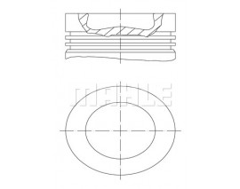 PİSTON SEGMAN CRAFTER-AMAROK-PASSAT 81mm CKUB-CKTB-CFFA-CFFB-CFGB-CFGC-CNFA-CNFB STD
