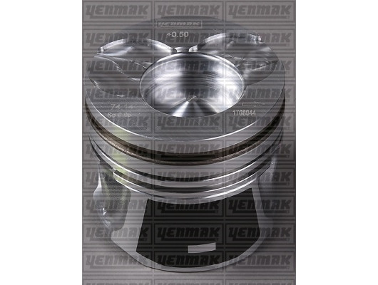 PISTON SEGMAN STD 7370MM CP107 P1007 P206 P307 BIPPER NEMO C1 C2 C3 DV4TD 14HDI 8V FORD FIESTA 1.4 TDCI FUSION 02 12 1.4 TDCI