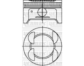 PISTON SEGMAN STD 7900MM FOCUS II 04 11 C MAX 05 11 MONDEO IV 07 14 16 ZETEC S EFI 100PS-115PS-123PS