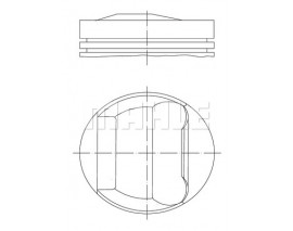 PISTON SEGMAN STD 80.00mm BMW M50 E34 E36 VANOSLU