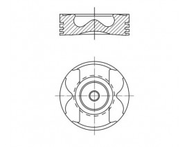 PISTON SEGMAN STD 80.00mm MERCEDES OM622 W447 . RENAULT R9M 1.6 dCi MEGANE TALISMAN TRAFIC NISSAN QASHQAI X-TRAIL NV300