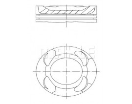 PISTON SEGMAN STD 82.00mm BMW B38 B46 F40 F44 F45 F46 F48 F39 MINI F54 F55 F56 F57 F60