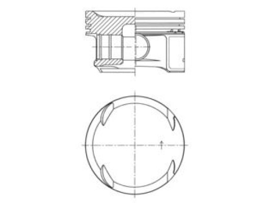 PISTON SEGMAN STD 82.00mm MERCEDES M271 Kompressor W203 CL203 C209 W211 W204 W212 R171