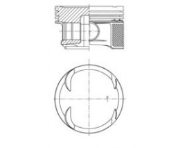 PISTON SEGMAN STD 82.00mm MERCEDES M271 Kompressor W203 CL203 W204 S204