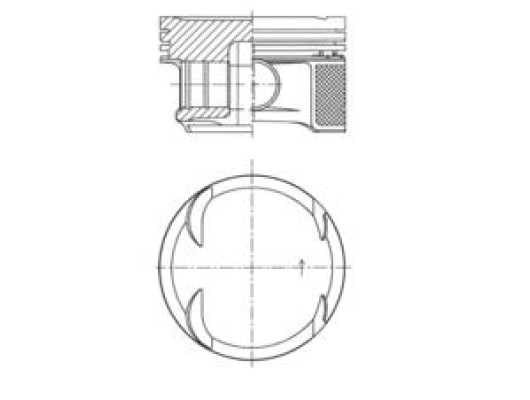 PISTON SEGMAN STD 82.00mm MERCEDES M271 Kompressor W203 CL203 W204 S204