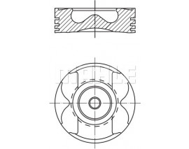 PISTON SEGMAN STD 83.00mm MERCEDES OM651 W176 W246 W204 C218 X204 W212 W447 W639 B906 B907 B910
