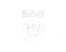 PISTON SEGMAN STD 84.00mm BMW N57 D30 A B C E90 E92 F32 F34 F10 F01 F25 F26 E70 F15 F16 E71