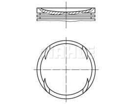 PISTON SEGMAN STD. BMW M42 B18 E30 IS E36 TI