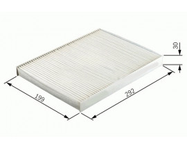 POLEN FİLTRESİ DİKDÖRTGEN ASTRA G 98-04 - ASTRA H 04-14 -ZAFIRA A 98-10 1.4-1.6-1.8-2.0T-16V