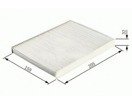 POLEN FİLTRESİ P207 1.4-1.4HDI-1.6HDI-1.4 16V-1.6 16V 06 C3 II 1.4-1.4HDI-1.6HDI 09 KARBONLU