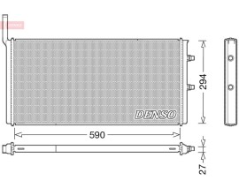RADİATOR. ENGİNE COOLİNG BMW 5 F10. F11 10-16