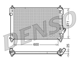 RADİATOR. ENGİNE COOLİNG CHEVROLET AVEO / KALOS T200 03-08
